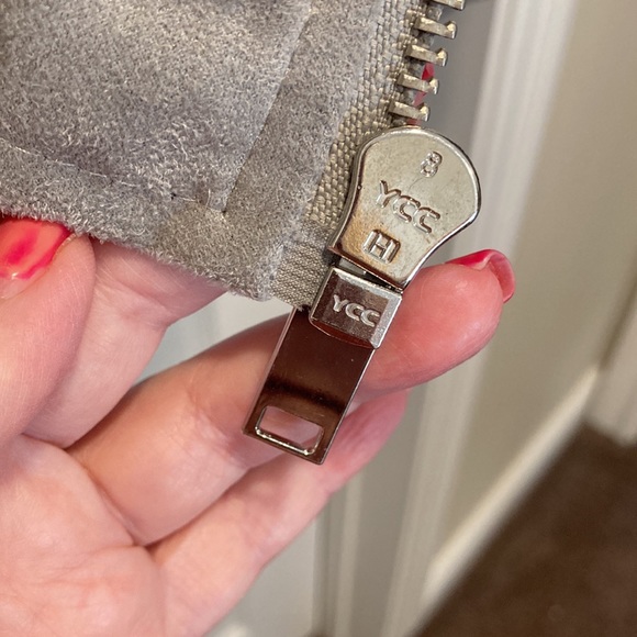 NWOT - Mens River Island Textured Silver Grey Zippered Bomber Jacket - Sz XL* - Picture 16 of 16